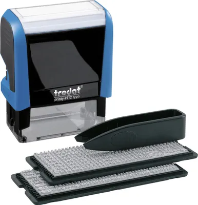 Image de trodat Stempel Printy Typom 4.0/DB Himmel bl+Kis schw 4912