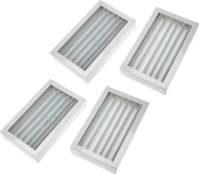 Produktbild von vhbw 4x Filter G4 Ersatz für Zehnder 527004670 für Lüftungsgerät - Filterset, 25 x 15 x 4,5 cm Weiß