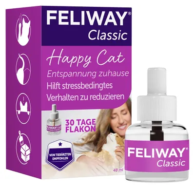 Produktbild von FELIWAY Classic Nachfüllflakon für Katzen | Pheromone zur Reduktion von Harnmark