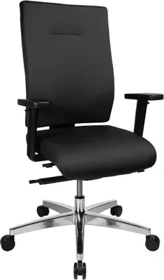 Produktbild von Topstar Bürostuhl Sitness 70, PS79BH W50 Stoff schwarz, Gestell alu