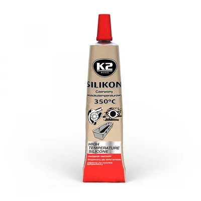 Zdjęcie produktu dla SILIKON CZERWONY LUZ Wysokotemperaturowa płynna uszczelka, do +350°C, 21g