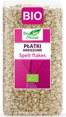PŁATKI ORKISZOWE BIO 300 g - BIO PLANET