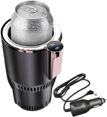 Image de Chauffe-tasses électrique 2 en 1 – chauffe-tasses intelligent avec fonction de refroidissement, gobelet isotherme pour tasses de type C