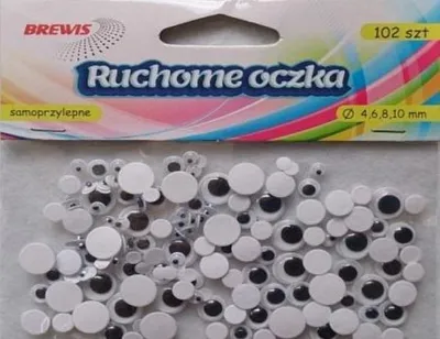 Produktbild von Wackelaugen 102 Stück (Schul- und Schrein, Bastelbedarf)