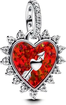 Immagine prodotto di PANDORA MOMENTS Charm Cuore e freccia girevole 793667C01