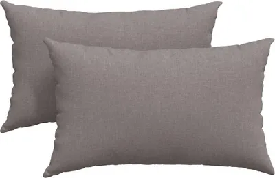 Zdjęcie produktu dla vidaXL Poduszki na sofę 2 sztuki Taupe 50 x 30 cm tkanina