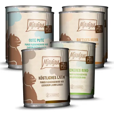 Produktbild von MjAMjAM 800gx6 Mixpaket V Purer Fleischgenuss Cat