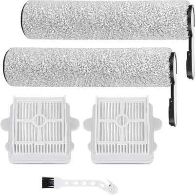 Produktbild von F25 Zubehör für Roborock F25 GT, F25 LT,F25 XT,F25 RT,F25 ALT,F25 ACE,F25 ACE Combo,F25 Combo Nass und Trockensauger Ersatzteile Zubehörset 2 Bürstenrollen, 2 Filter Ersatzteile,1 Reinigungsbürste