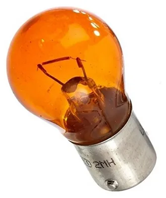 Produktbild von Glühlampe, 12 Volt 21W für Blinker in Orange Lampensockel PY21W BAU15s mit E-Zeichen