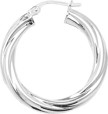 Produktbild von 925 Sterling Silber Damen - Paar Creolen - 20mm; WJS11520