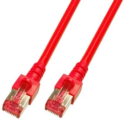 Produktbild von EFB RJ45 Patchkabel S/FTP, Cat.6, LSZH, 2m, rot
