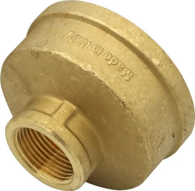 Produktbild von Messing Fitting Reduziermuffe 3/4 x 2 Zoll Reduzierung