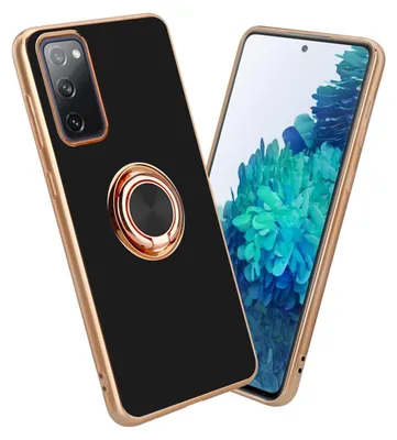 Produktbild von Cadorabo Schutzhülle für Samsung Galaxy S20 FE Hülle in Schwarz Etui Case Cover Kameraschutz magnetische Autohalterung
