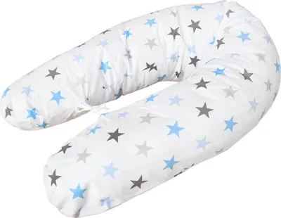 Produktbild von COSING Stillkissen 195 cm - Sterne Blau