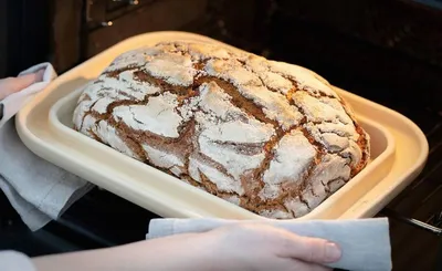 Productafbeelding van Langwerpige bakplaat "Brood & Taart".