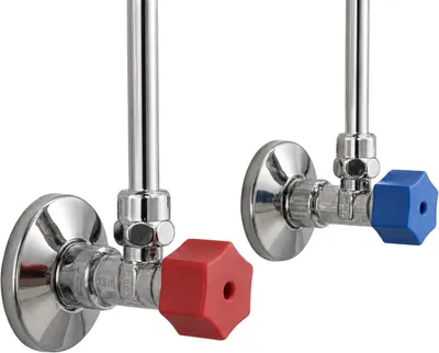Productafbeelding van Vervangingsdraaiknop, 1/2 inch, vierkante aansluiting 5 x 5 mm, 2 stuks, compatibel met Schell hoekventiel