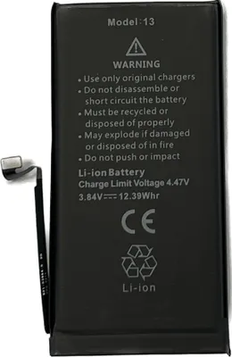 Immagine prodotto di Batteria Tradebit per Apple iPhone 13 da 3227 mAh - Batteria di ricambio al litio per cellulare e smartphone - Riparazione