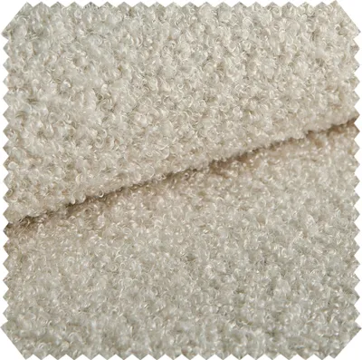 Produktbild von novely® CENTRO Bouclé Möbelstoff Kuschelweich Voluminös Waterstop Polsterstoff | Meterware | 1lfm - Farbe: 01 Creme