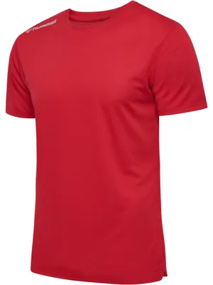 Produktbild von Hummel Hmlrun Jersey S/S - tango red, Größe:M