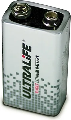 Produktbild von Ultralife U9VL-J-P - 9V Block Power Cell Lithium Batterie 9V 1200mAh