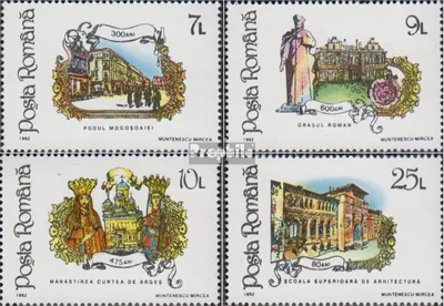 Produktbild von Briefmarken Rumänien 1992 Mi 4844-4847 (kompl.Ausg.) postfrisch Historische Bauten