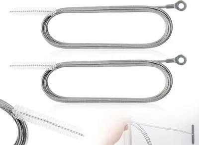Produktbild von Azomor® Set von 2 flexiblen Reinigungsbürsten für effiziente Abflussreinigung