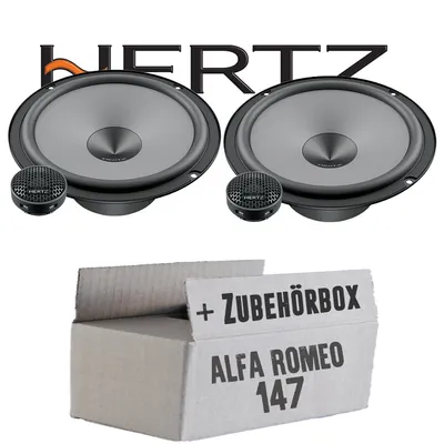 Produktbild von Hertz K 165 - KIT - 16,5cm Lautsprecher Komposystem - Einbauset passend für Alfa Romeo 147 - justSOUND