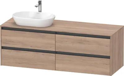 Produktbild von Duravit K24899L55550000 Ketho2 KWTU WH 1600x550x568 Ei
