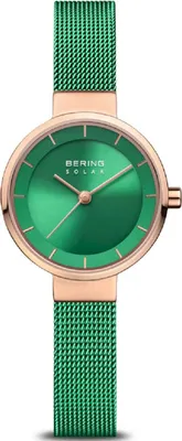 Produktbild von Bering Damen Uhr Armbanduhr Classic Solar - 14627-Charity Meshband