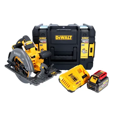 Produktbild von DeWalt DCS 579 T1T Akku Handkreissäge 54 V FlexVolt 190 mm Brushless + 1x Akku 6,0 Ah + Ladegerät + TSTAK