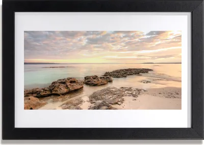 Produktbild von Bild 30x20 MDF-Rahmen Wandkunst Seestrandlandschaft