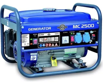 Produktbild von MECAFER MC2500, 2400 W, 230 V, 15 l, Benzin, 50 Hz, 10 A