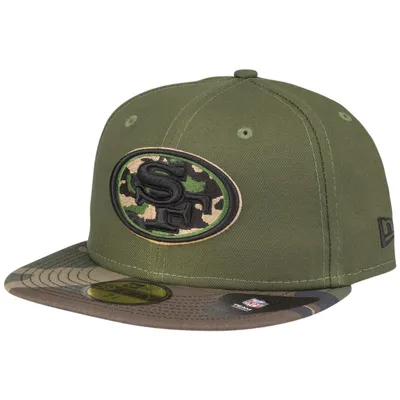 Produktbild von New Era 59Fifty Cap - San Francisco 49ers oliv wood - 7 1/4