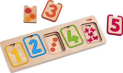 Produktbild von Holzpuzzle Erste Zahlen