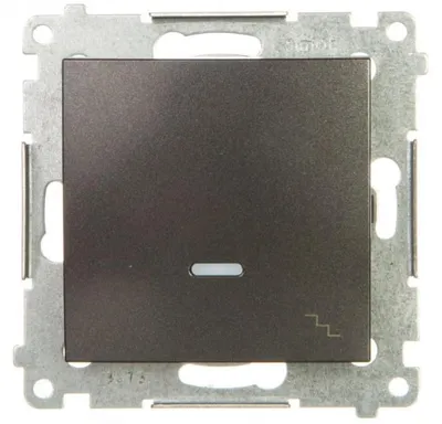 Produktbild von Kontakt-Simon DW6AL.01/48, Kunststoff, Anthrazit, IP20, IP44, 250 V, 16 A, 75 mm