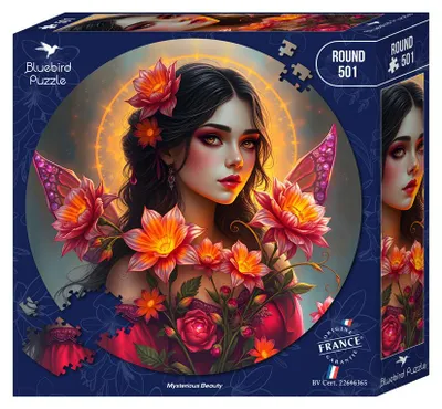 Image de Puzzle 501 pièces Bluebird Round Mysterious Beauty