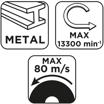 Immagine prodotto di Disco abrasivo in corindone 115 x 1,0 x 22,2 mm per il taglio del metallo