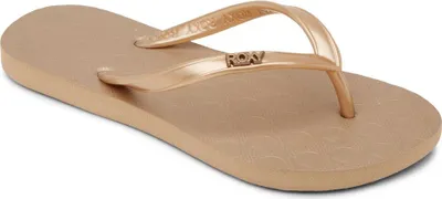Zdjęcie produktu dla Klapki Roxy Viva Vi w kolorze złotym, rozmiar 36 (EU)