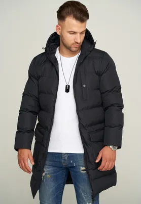 Produktbild von SOULSTAR Herren Parka S2ROROS mit Kapuze warme Winterjacke Wintermantel Steppjacke Pufferjacke