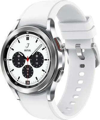 Produktbild von Galaxy Watch4 Classic 42 mm Version EU, Silber, Riemen.