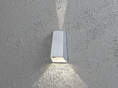 Produktbild von Konstsmide Imola Up & Down grau lackiertes Aluminium, klares Acrylglas 7911-310