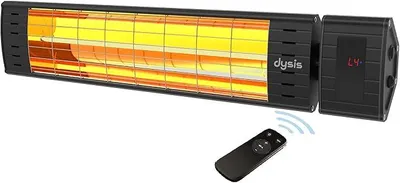 Produktbild von Terrasse Infrarot Heizstrahler Mit Fernbedienung, 2300 W, 4 Heizstufen, IP 65 Staub- Und Regenfest Für Innen- & Außenbereich, Deckenheizstrahler