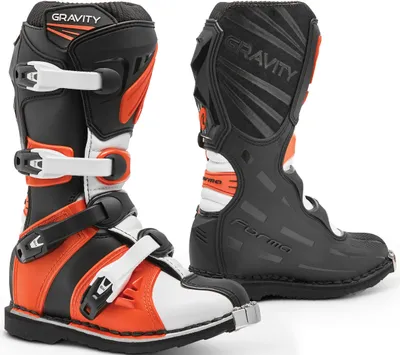 Image de Bottes de motocross Forma Gravity, noir/orange, 36