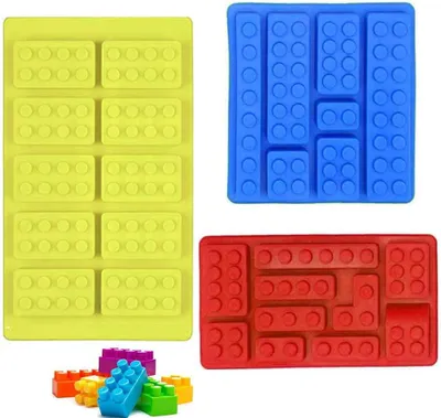 Image de Moules en silicone pour chocolat - Moules à glaçons - Moules à bonbons pour gâteaux - Décorations pour cupcakes - Blocs antiadhésifs - Glaçage fondant - Moules à sucre
