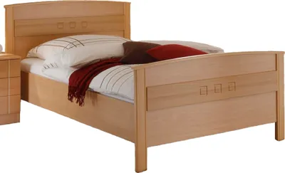 Produktbild von Seniorenbett Komfortbett höhenverstellbar Buche Nachbildung