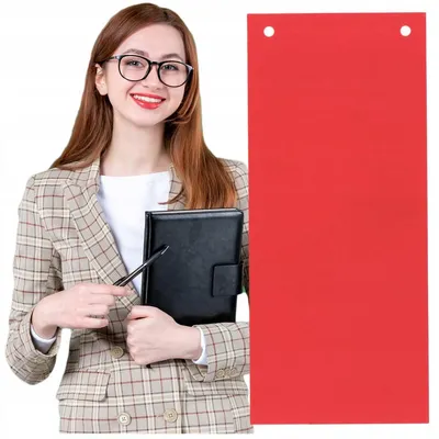 Produktbild von Esselte Rote Kartontrenner 100 Stück Büroorganisation