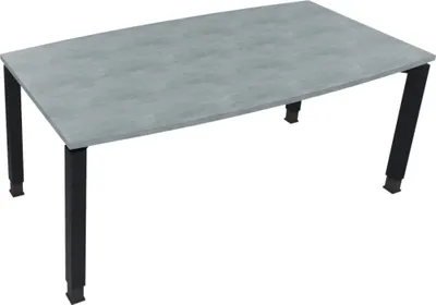 Produktbild von Bespr.ti. Tonneau Vierfuß Quadrat B1800xT800/900xH680-820 an/Beton