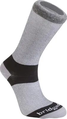 Produktbild von Bridgedale Base Layer Coolmax (Polyesterfasern) Liner Trekking Socken 2 Paar - grau