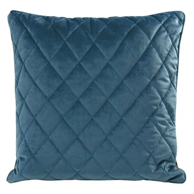 Produktbild von Dekorativer Kissenbezug Sofakissen VELVET 28 A 50x50 cm dunkelblau marineWYP