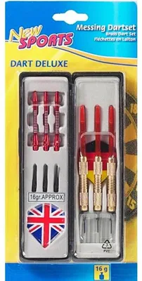 Image de New Sports set de fléchettes en laiton 16g, 1set